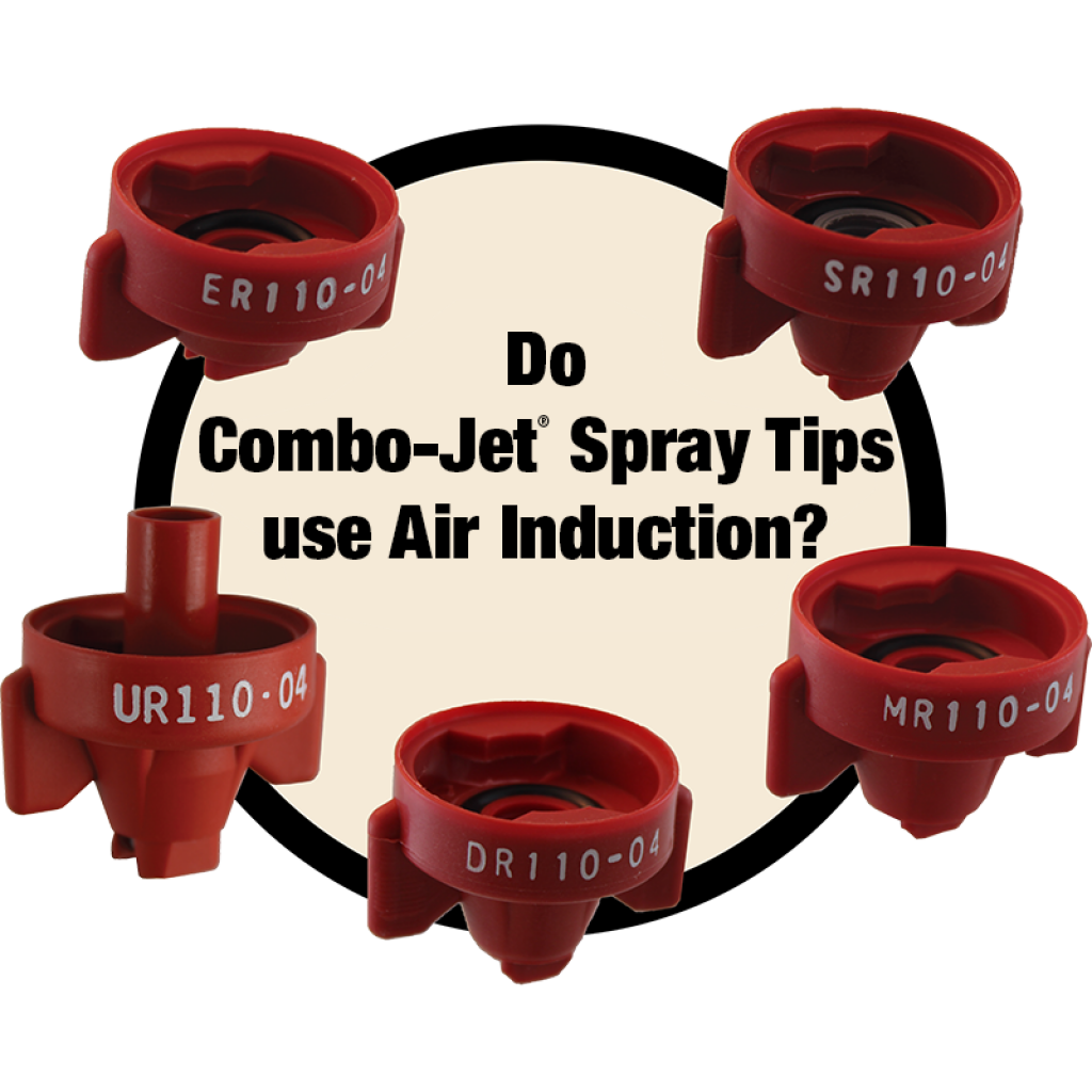 Do Combo-Jet Spray Tips Use Air Induction or Air Eduction technology?