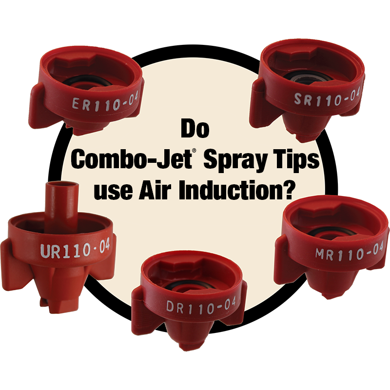 Do Combo-Jet Spray Tips Use Air Induction or Air Eduction technology?