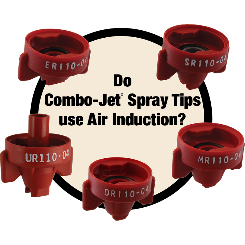 Do Combo-Jet Spray Tips Use Air Induction or Air Eduction technology?