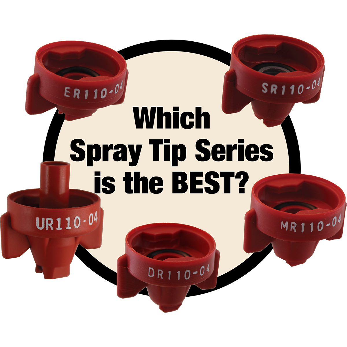 Since each application is different, it is best to find the spray tip that suits your speed, coverage and drift control requirements, instead of picking a tip based on the series alone. Tip Wizard is the recommended tool to make picking spray tips easy.