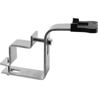 A hi-reach nozzle body clamp for Wilger square mount nozzle bodies.