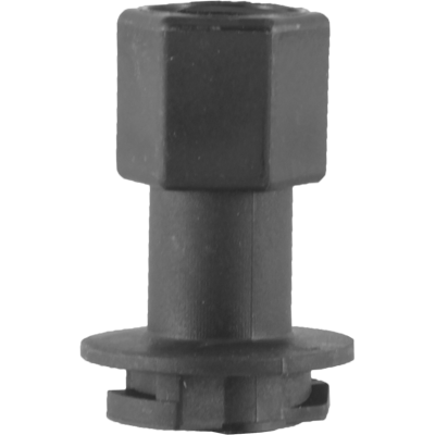 A compact female threaded nozzle body outlet
