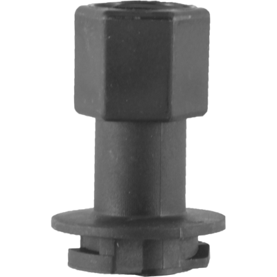 A compact female threaded nozzle body outlet