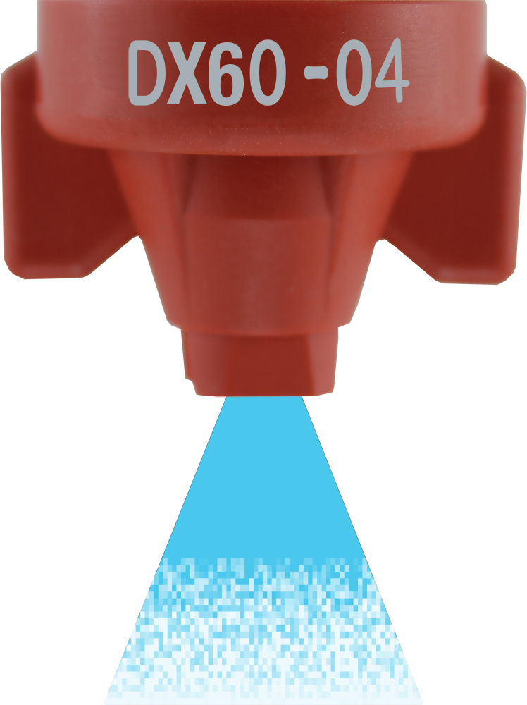 Narrow angle spray nozzles for spot spraying or narrow band spraying, providing a meaningful balance between spray drift and coverage