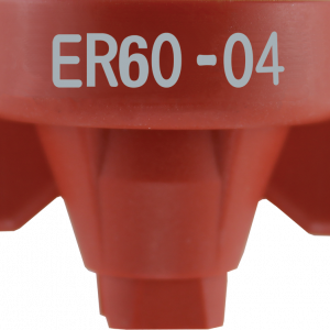 ER60-04 Narrow angle spray nozzles for spot spraying or narrow band spraying, providing a meaningful balance between spray drift and coverage