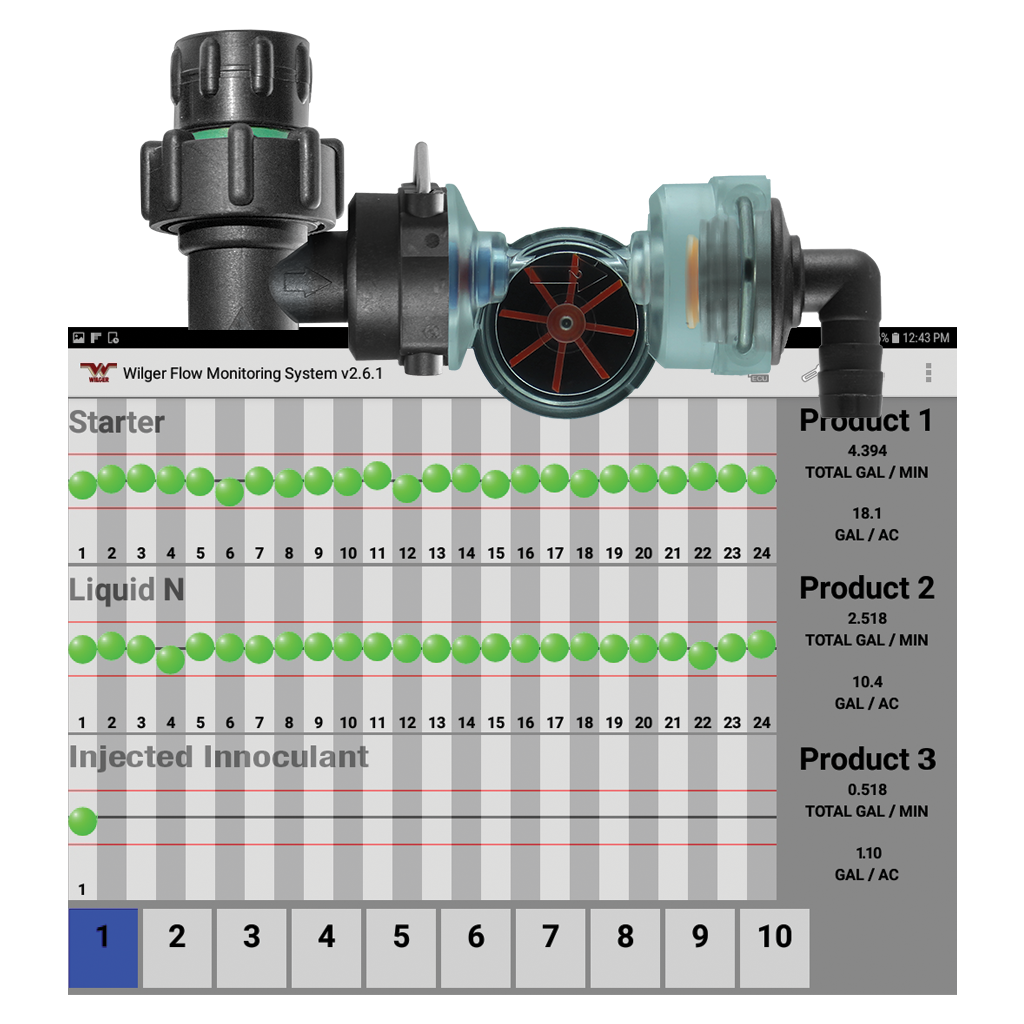 Electronic Flow Monitoring System App & Flowmeter