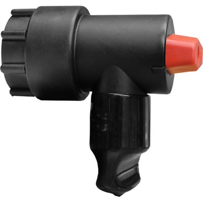 #25176-V0 Quick Nut SST Boom End Flush Valve with 1" NPT reducing adapter