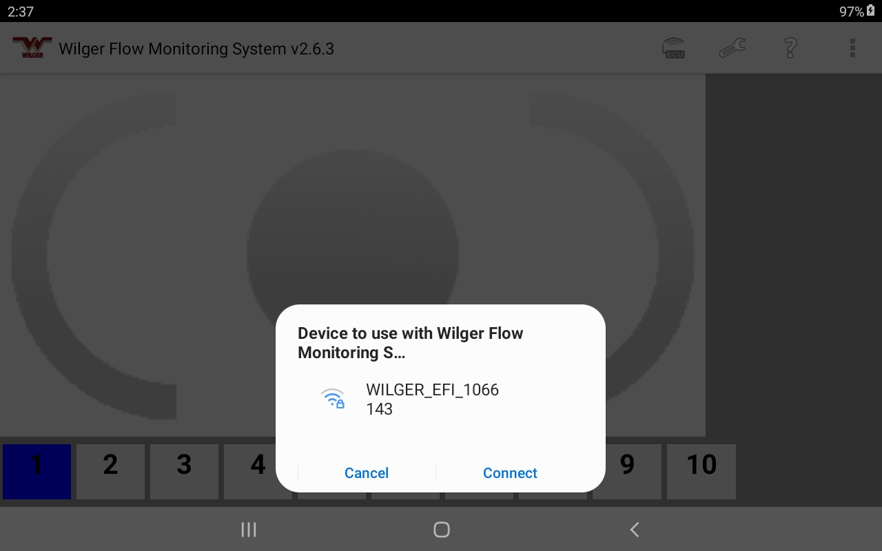 EFM System Notification on Android 10+, asking for WIFI to be accepted and used for the EFM system app