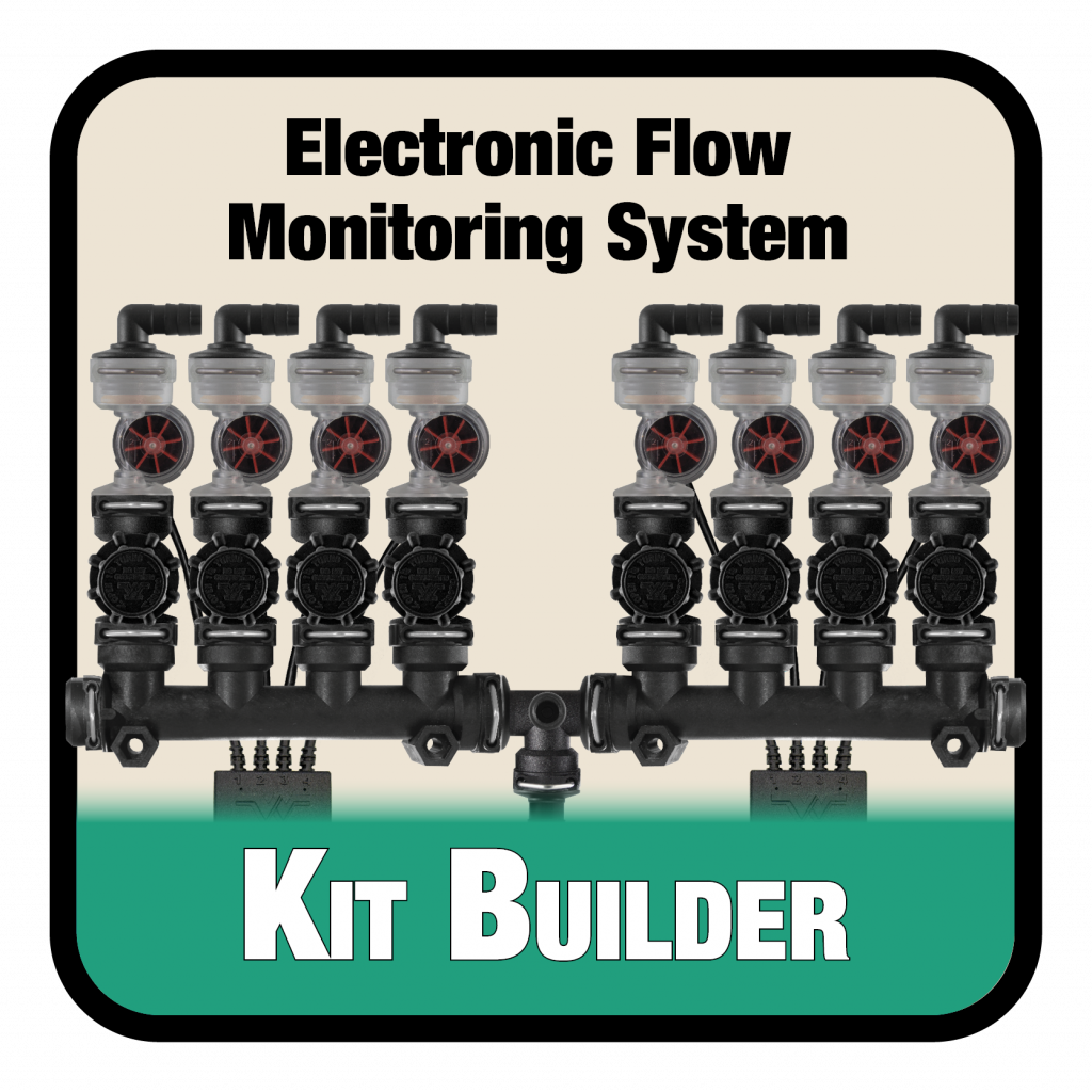 The excel worksheet that helps build an electronic flow monitoring system parts list and quote based on specific implement spacing and size